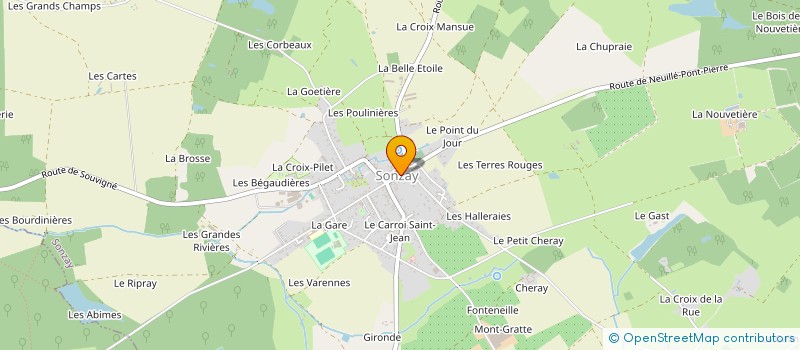 localisation de l'entreprise MADAME JULIETTE LEJEAU  ROUZIERS-DE-TOURAINE