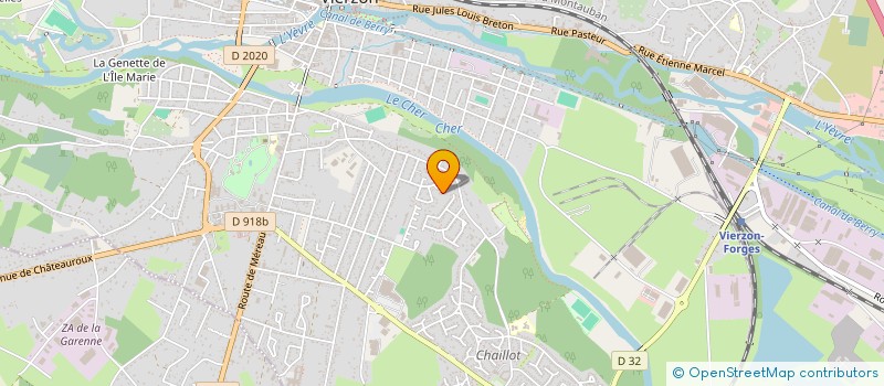 localisation de l'entreprise MADAME JULIETTE LEONARDO  VIERZON