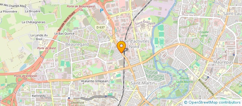 localisation de l'entreprise MADAME JULIETTE LEROY  RENNES