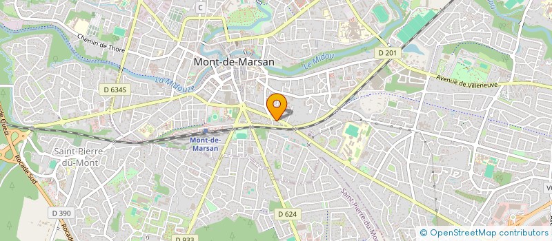 localisation de l'entreprise MADAME JULIETTE LESTAGE  MONT-DE-MARSAN