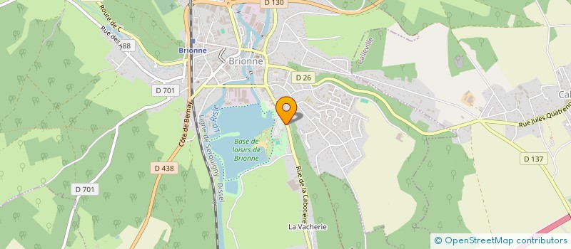 localisation de l'entreprise MADAME JULIETTE LETELLIER  BRIONNE