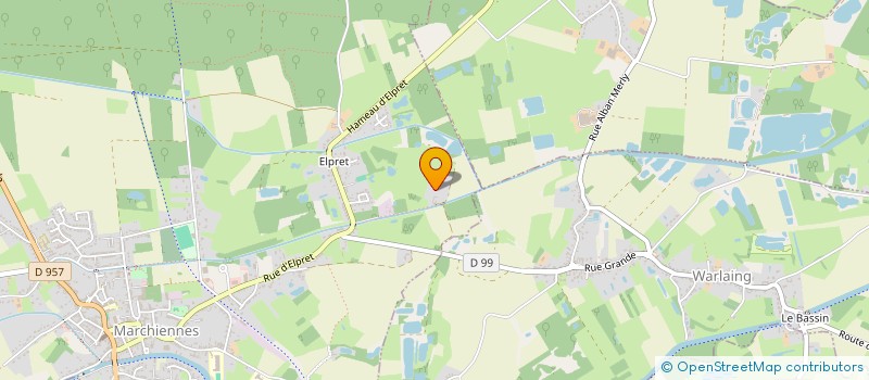 localisation de l'entreprise MADAME JULIETTE LEUREGANS  MARCHIENNES