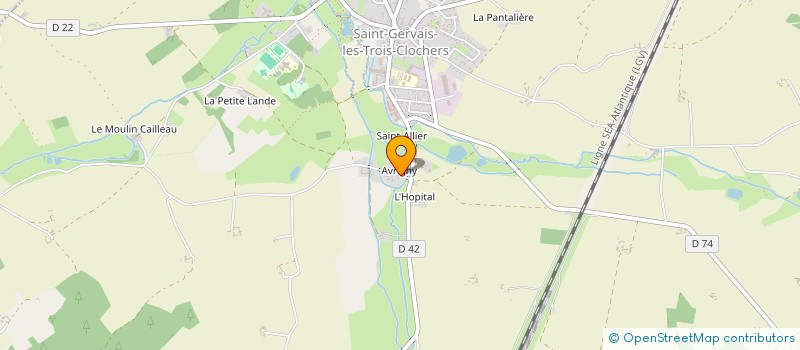 localisation de l'entreprise MADAME JULIETTE LEVELU à SAINT-GERVAIS-LES-TROIS-CLOCHERS
