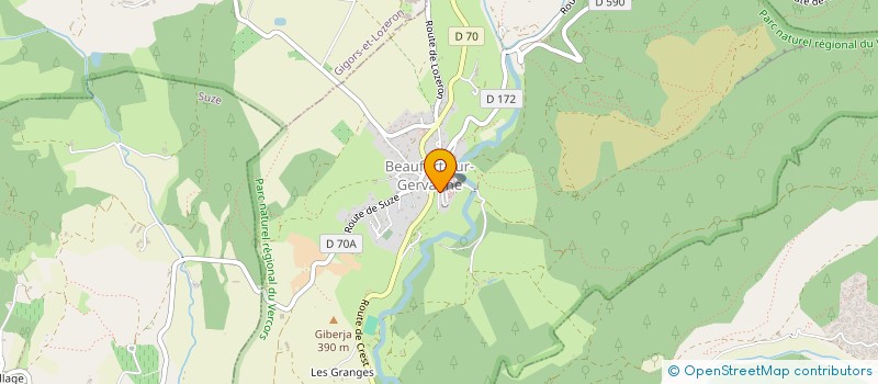 localisation de l'entreprise MADAME JULIETTE LIOTARD  SUZE