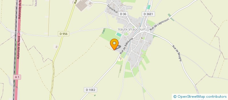 localisation de l'entreprise MADAME JULIETTE LOBEAU  VAULX-VRAUCOURT