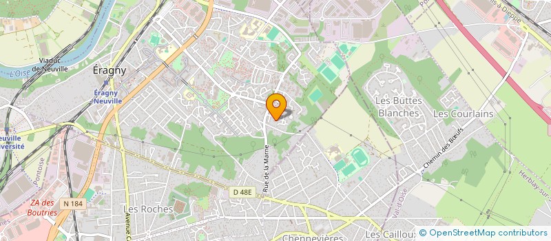 localisation de l'entreprise MADAME JULIETTE LOMBARD  ERAGNY