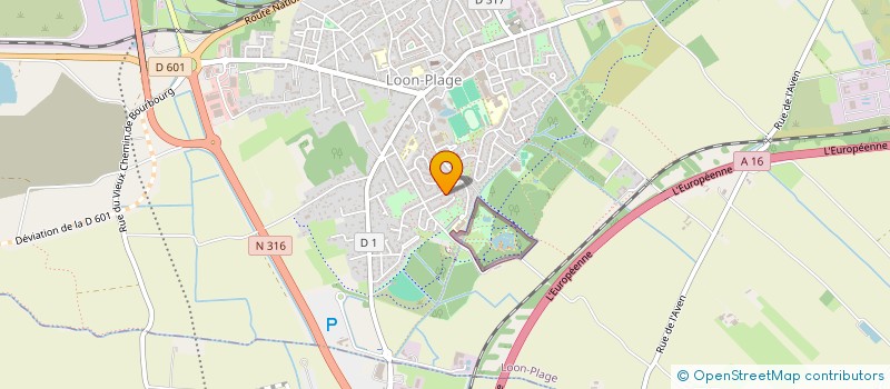 localisation de l'entreprise MADAME JULIETTE LORTHIOY  LOON-PLAGE