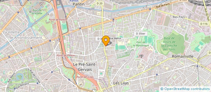 localisation de l'entreprise MADAME JULIETTE MALLEJAC  PANTIN