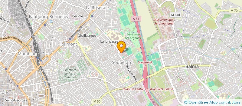 localisation de l'entreprise MADAME JULIETTE MARGOTIN à TOULOUSE
