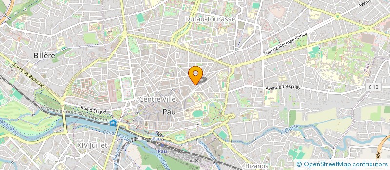 localisation de l'entreprise MADAME JULIETTE MARQUES  PAU