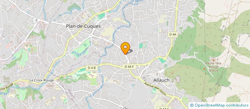 localisation de l'entreprise MADAME JULIETTE MARTEL  ALLAUCH