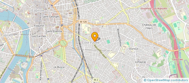 localisation de l'entreprise MADAME JULIETTE MARTINEZ  TOULOUSE