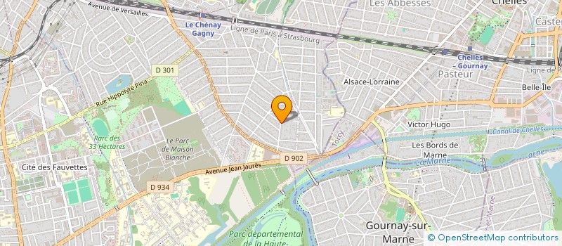 localisation de l'entreprise MADAME JULIETTE MASSART  GAGNY