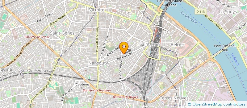 localisation de l'entreprise MADAME JULIETTE MATHIEU  BORDEAUX