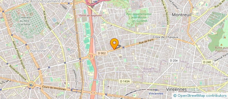 localisation de l'entreprise MADAME JULIETTE MEGEMONT à MONTREUIL