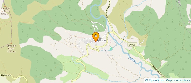 localisation de l'entreprise MADAME JULIETTE MEIZE  TRIGANCE