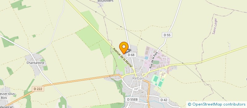 localisation de l'entreprise MADAME JULIETTE MELIN  REBAIS