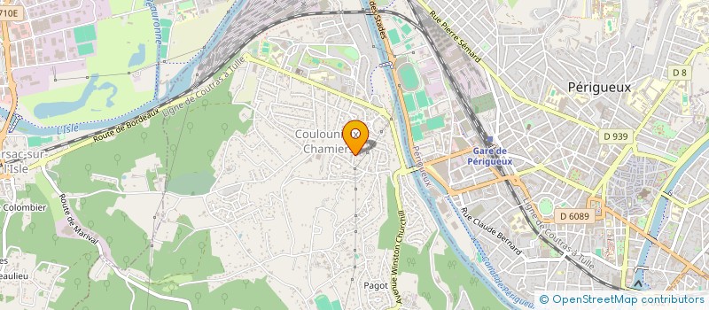 localisation de l'entreprise MADAME JULIETTE MERCIER  COULOUNIEIX-CHAMIERS