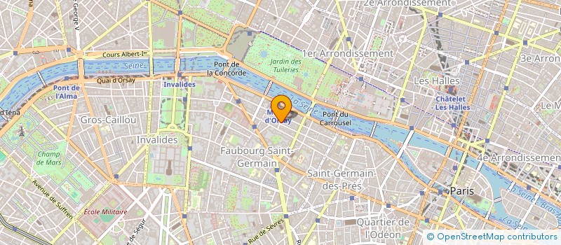 localisation de l'entreprise MADAME JULIETTE MESNIER  PARIS