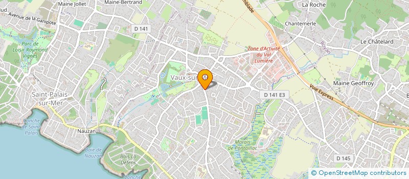 localisation de l'entreprise MADAME JULIETTE MIMEAU  VAUX-SUR-MER