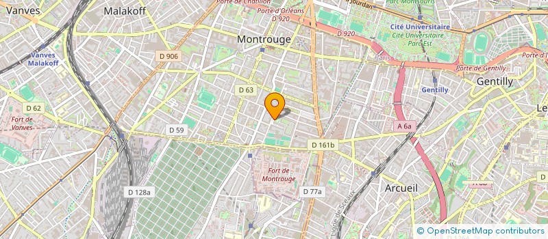 localisation de l'entreprise MADAME JULIETTE MIMI  MONTROUGE