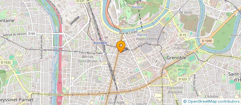 localisation de l'entreprise MADAME JULIETTE MISTRAL-BERNARD à GRENOBLE