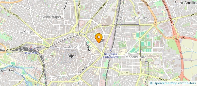 localisation de l'entreprise MADAME JULIETTE MOCHET à DIJON