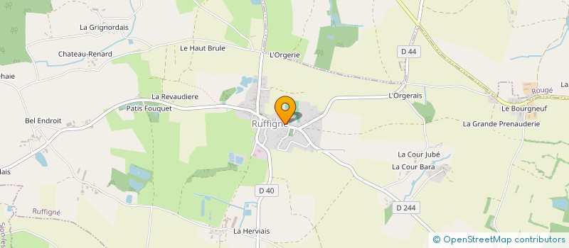 localisation de l'entreprise MADAME JULIETTE MONBUREAU à RUFFIGNE