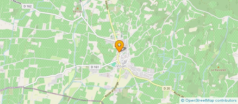 localisation de l'entreprise MADAME JULIETTE MONIER  VISAN