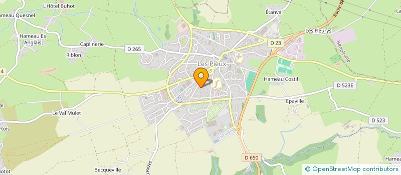 localisation de l'entreprise MADAME JULIETTE MOUGIN  LES PIEUX