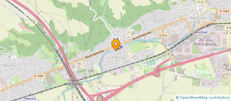 localisation de l'entreprise MADAME JULIETTE MOULIN  LA BOISSE