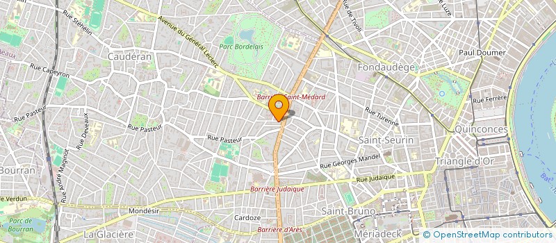 localisation de l'entreprise MADAME JULIETTE MOULONGUET-DOLERIS  BORDEAUX