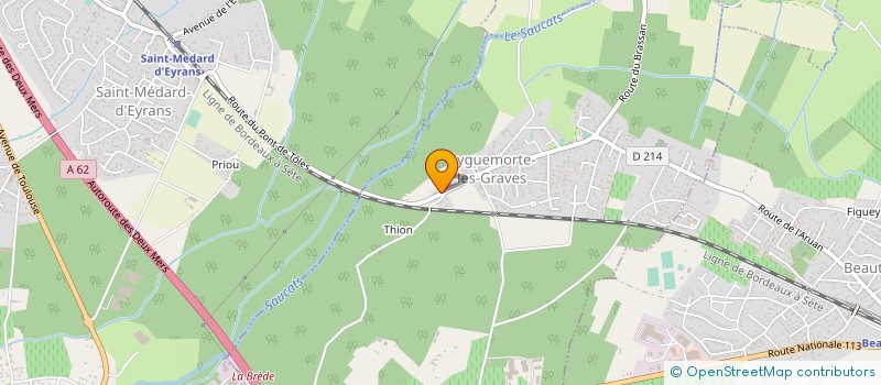 localisation de l'entreprise MADAME JULIETTE NABOULET  AYGUEMORTE-LES-GRAVES