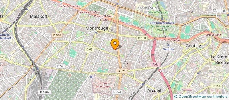 localisation de l'entreprise MADAME JULIETTE NAIDITCH  MONTROUGE