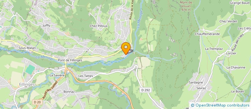 localisation de l'entreprise MADAME JULIETTE NAULLEAU  FILLINGES