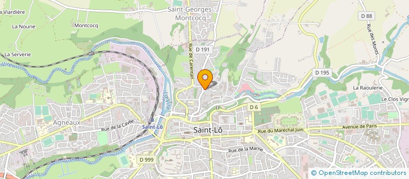 localisation de l'entreprise MADAME JULIETTE NICOLLE  SAINT-LO