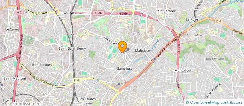 localisation de l'entreprise MADAME JULIETTE NISSARD  MARSEILLE