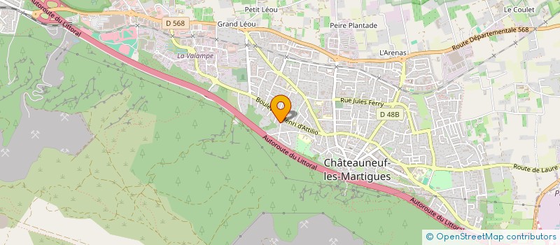 localisation de l'entreprise MADAME JULIETTE NOEL  CHATEAUNEUF-LES-MARTIGUES