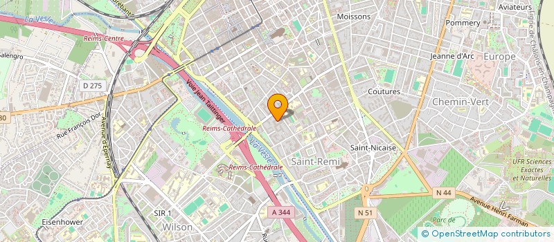 localisation de l'entreprise MADAME JULIETTE NOIR  REIMS