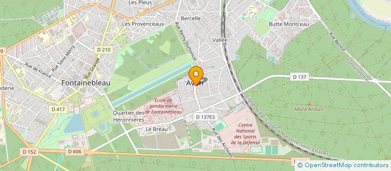 localisation de l'entreprise MADAME JULIETTE NORET  AVON