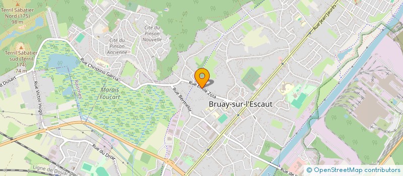 localisation de l'entreprise MADAME JULIETTE NOTEBAERT  BRUAY-SUR-L'ESCAUT