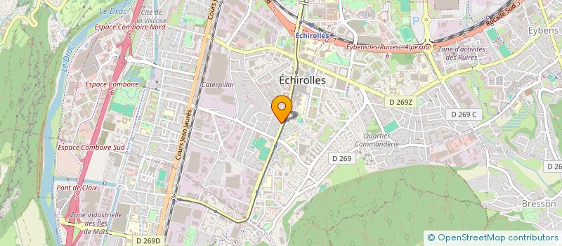 localisation de l'entreprise MADAME JULIETTE NZIOU EYENGA à GRENOBLE