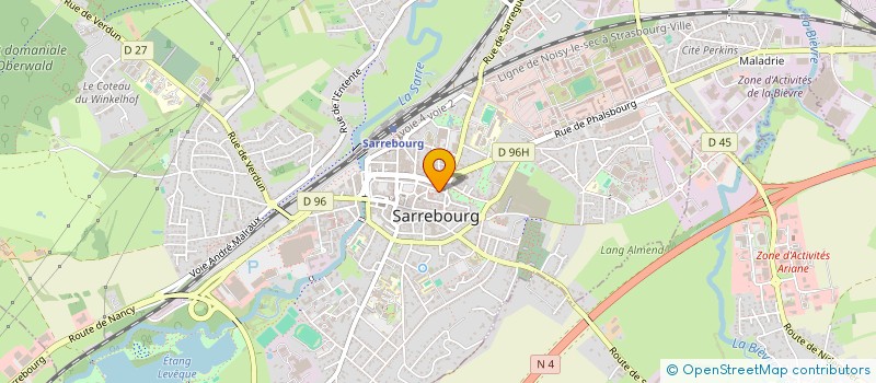 localisation de l'entreprise MADAME JULIETTE PACQUIER  SARREBOURG