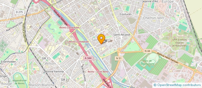localisation de l'entreprise MADAME JULIETTE PAGE  REIMS