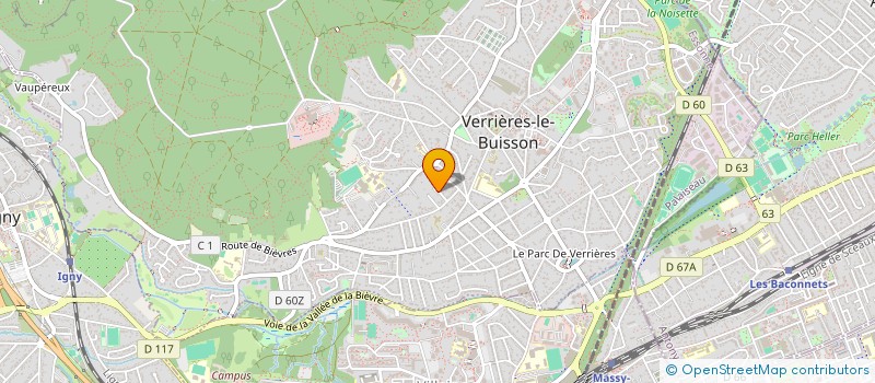 localisation de l'entreprise MADAME JULIETTE PAJOT à VERRIERES-LE-BUISSON