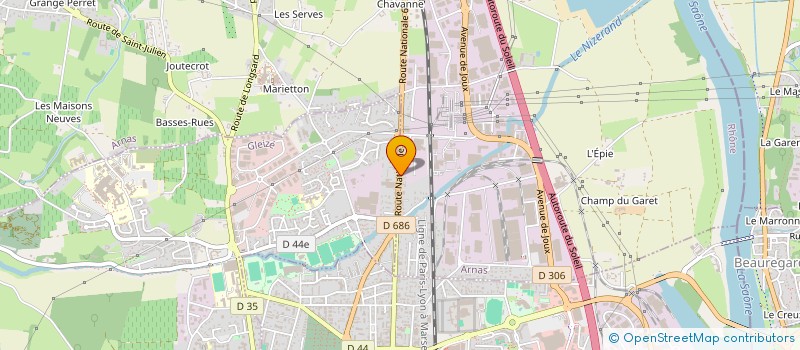 localisation de l'entreprise MADAME JULIETTE PALLOT  ARNAS