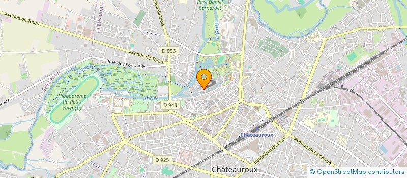 localisation de l'entreprise MADAME JULIETTE PASSILLY à CHATEAUROUX