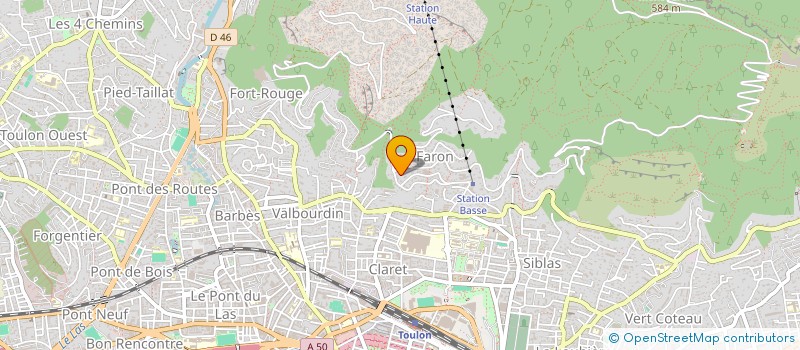 localisation de l'entreprise MADAME JULIETTE PAU  TOULON