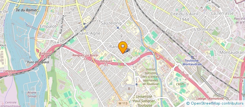 localisation de l'entreprise MADAME JULIETTE PAULIN à TOULOUSE