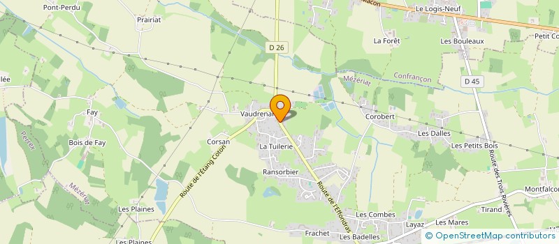 localisation de l'entreprise MADAME JULIETTE PAYEN  MEZERIAT